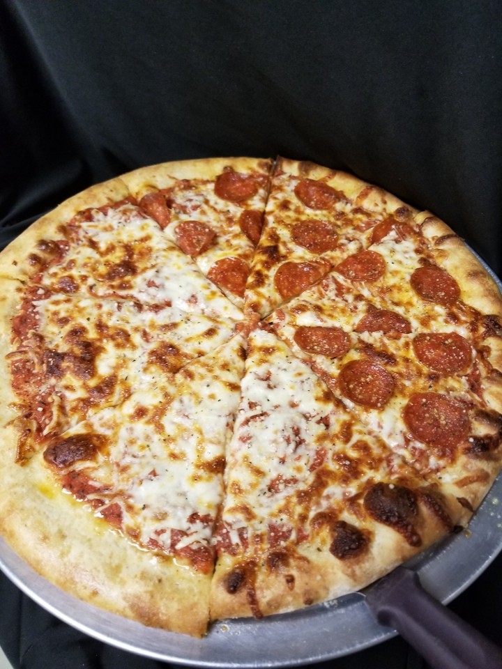 Large Half and Half Pizza