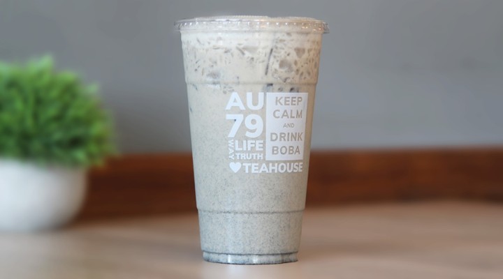 Black Sesame Milk Tea