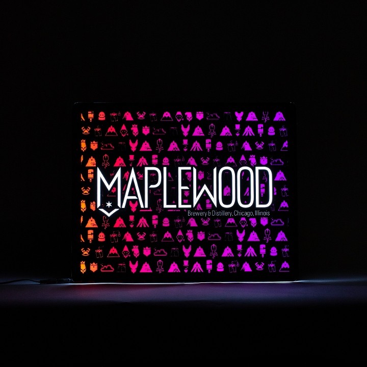 Maplewood Icon LED Sign