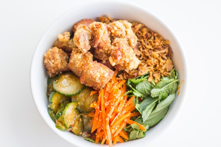 Kara-age Fried Chicken Rice Bowl