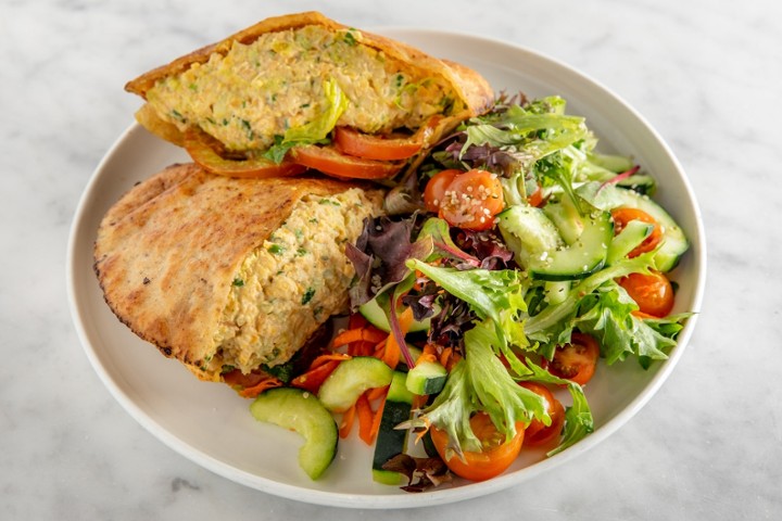 Chickpea Tuna Pita