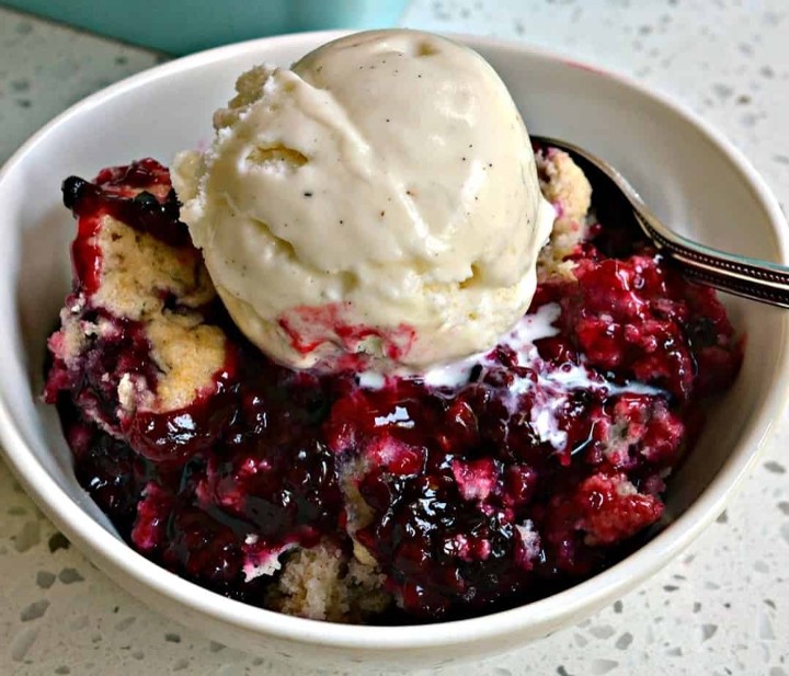 Triple Berry Cobbler