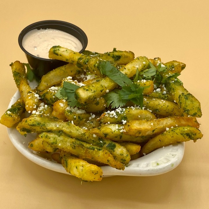 Cilantro Pesto Fries