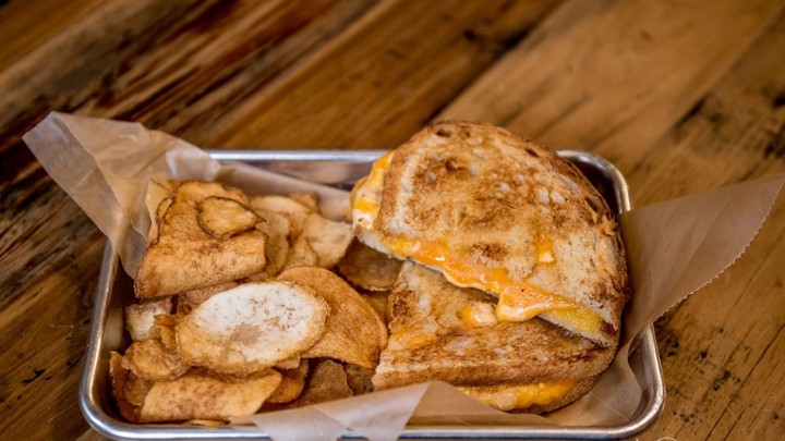 Crab Cheddar Grilled Cheese