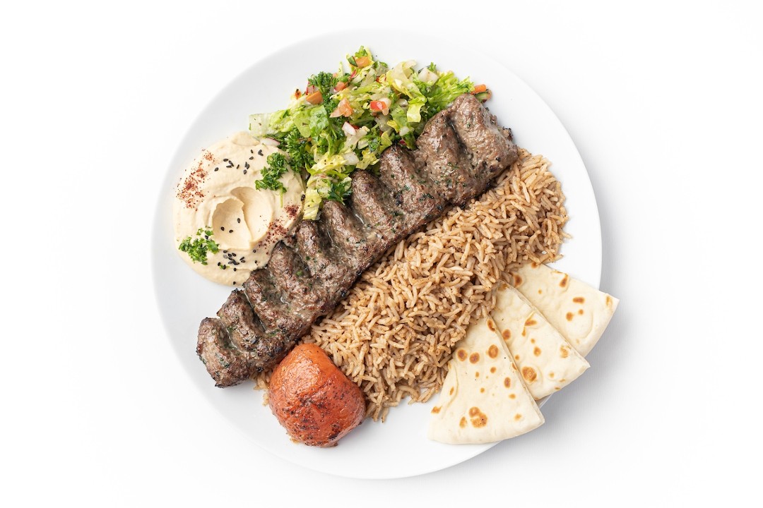 Ground Beef & Lamb Kebab Plate