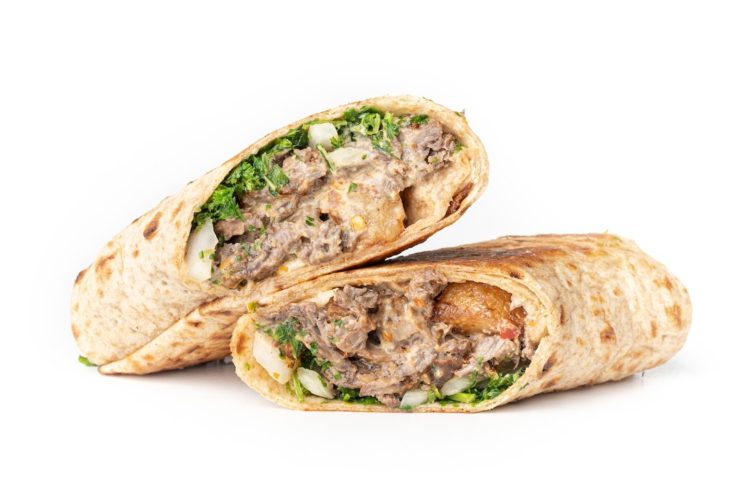 Meat & Spicy Tahini Wrap