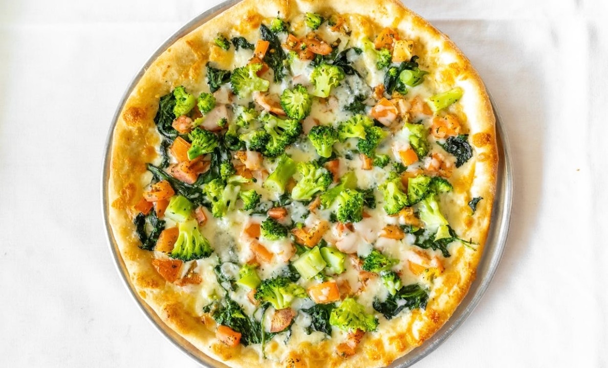 SM Veggie White Pizza