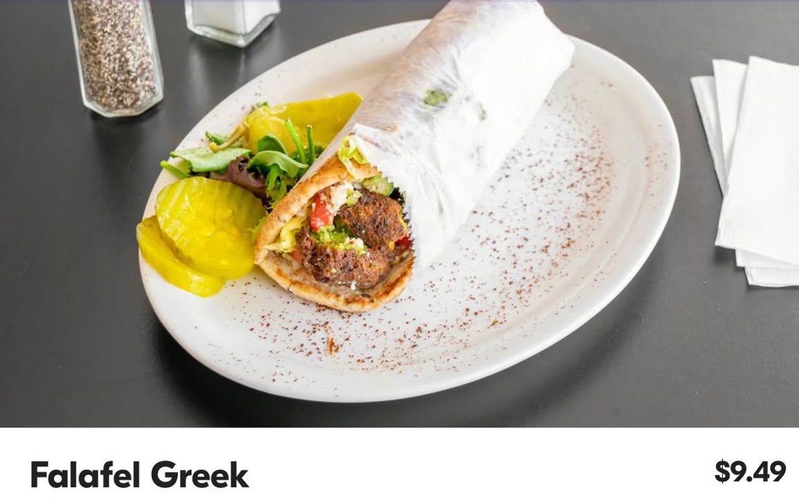 Falafel Greek Pita