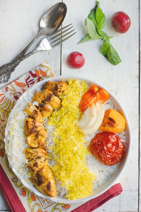 Chicken Kabob Entree