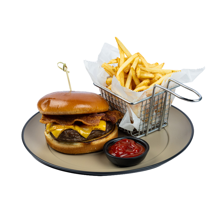Kids Cheese Burger and Fries