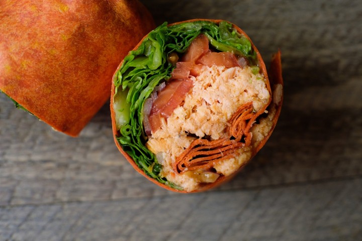 Jerk Salmon Wrap