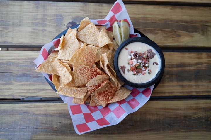 Chips & Brisket Queso