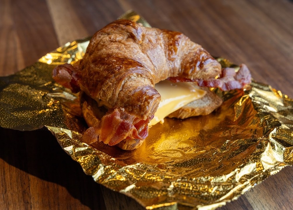 21. Croissant: Bacon, Egg, Cheese
