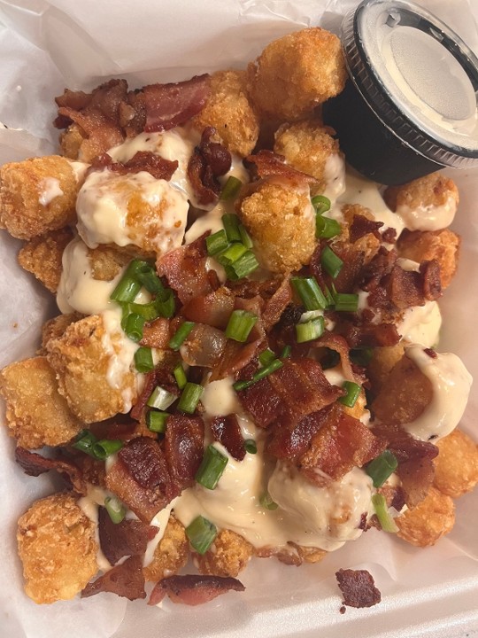 BEER CHEESE BACON TOTS