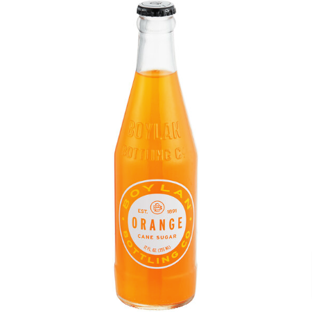 Orange Soda - Boylan's 12oz Bottle - 100% Cane Sugar