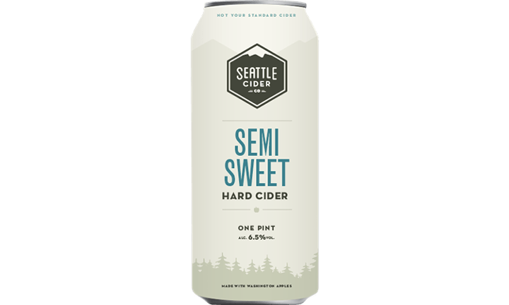 Seattle Cider Semi Sweet 16oz - 6.5%ABV