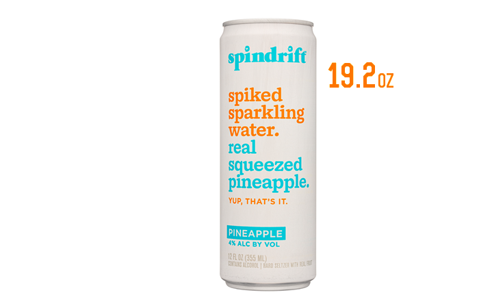 Spindrift SPIKED - Pineapple - 19.2oz - 4% ABV
