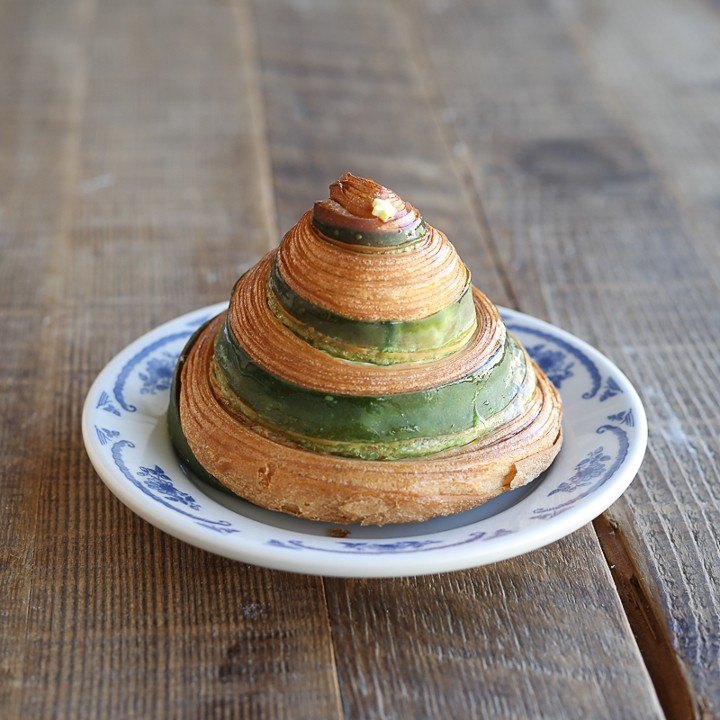 Pistachio Croissant Holiday Tree