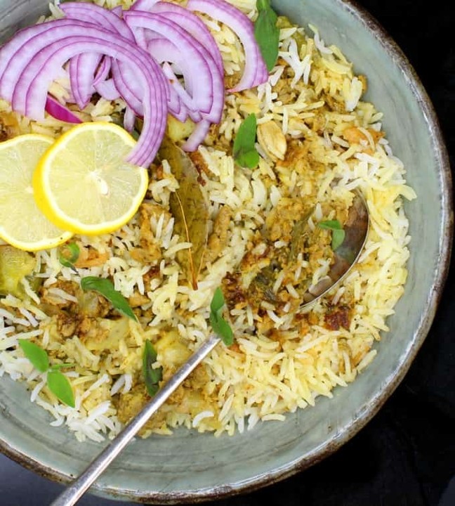 Goat Kheema Biryani