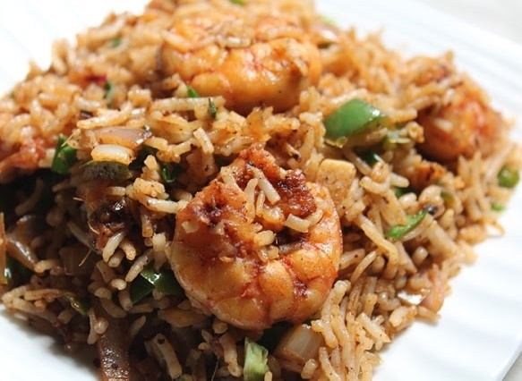 Schezwan Shrimp Fried Rice
