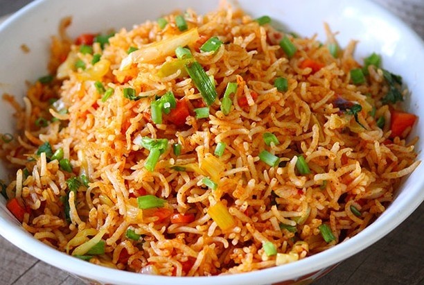 Schezwan Egg Fried Rice