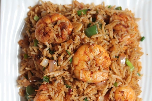 Schezwan Shrimp Fried Rice