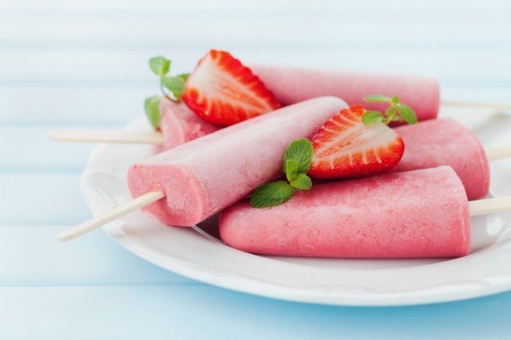 Strawberry Kulfi