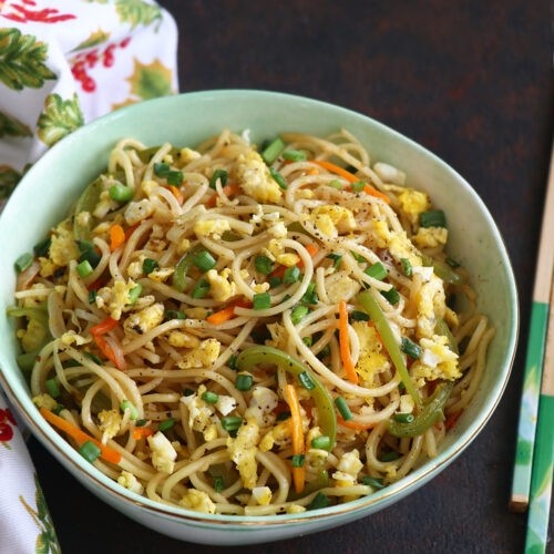 Schezwan Egg Noodles