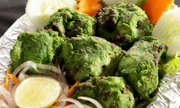 Pahadi Hariyali Chicken Tangdi