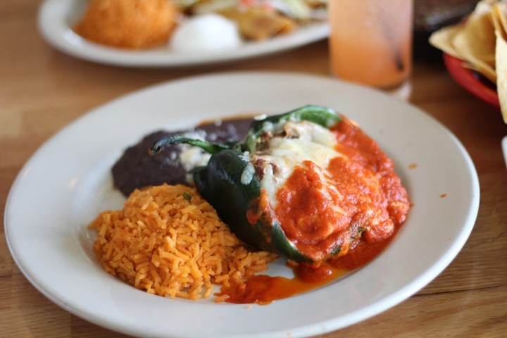 Carnitas Chile Relleno