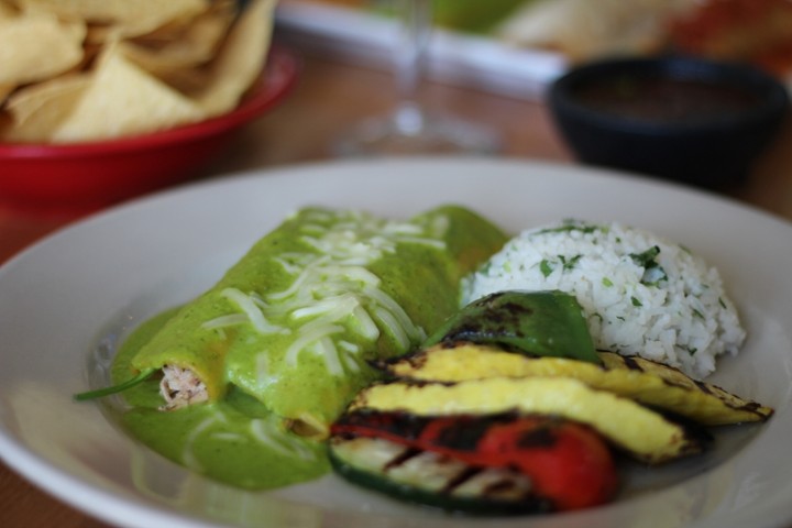 Poblano Enchiladas