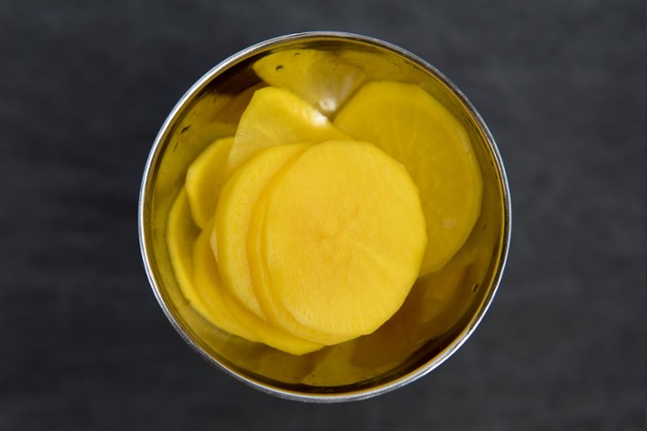 Turmeric Pickled Daikon