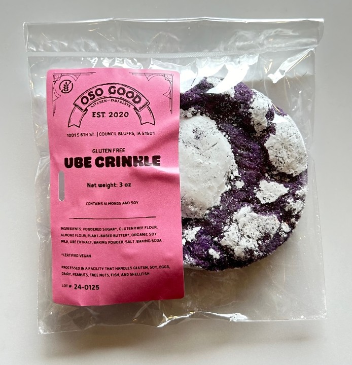 Gluten-Free Ube Crinkle