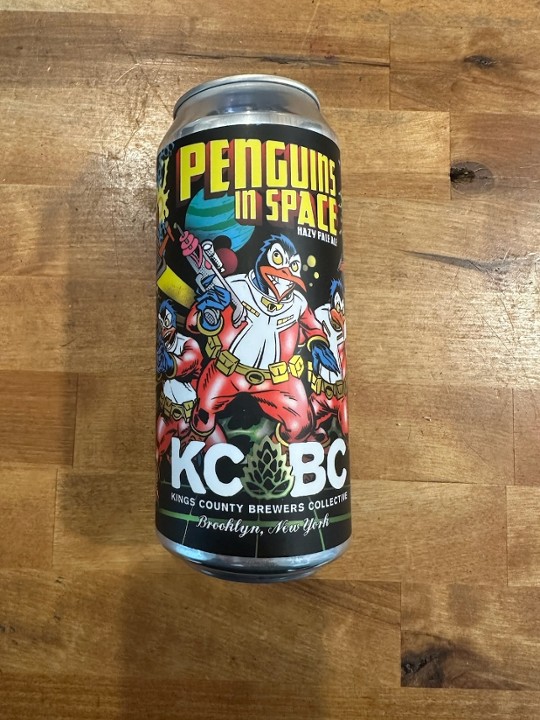 KCBC Penguins in Space Hazy Pale Ale 16oz 5.2% ABV
