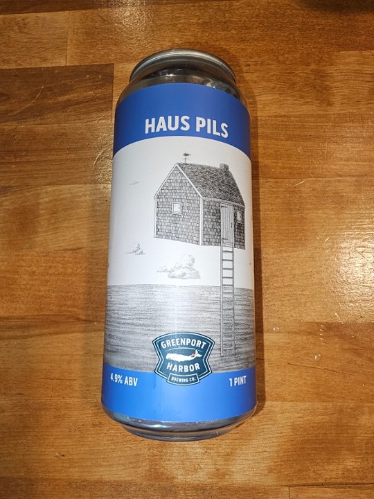 Greenport Harbor Brewing Co.- Haus Pils German Style Lager 16oz 4,9% ABV