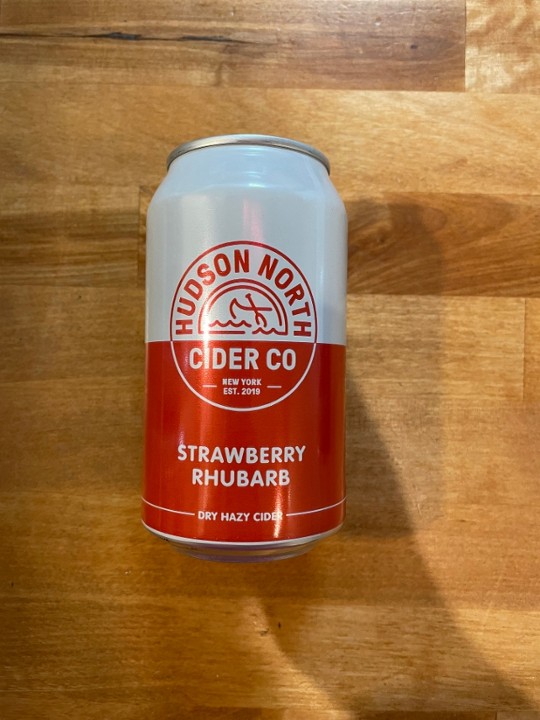 Hudson North Cider Strawberry Rhubarb 12oz 5.0% ABV