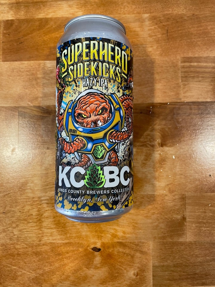KCBC Superhero Sidekicks Hazy IPA 16oz 6.9% ABV
