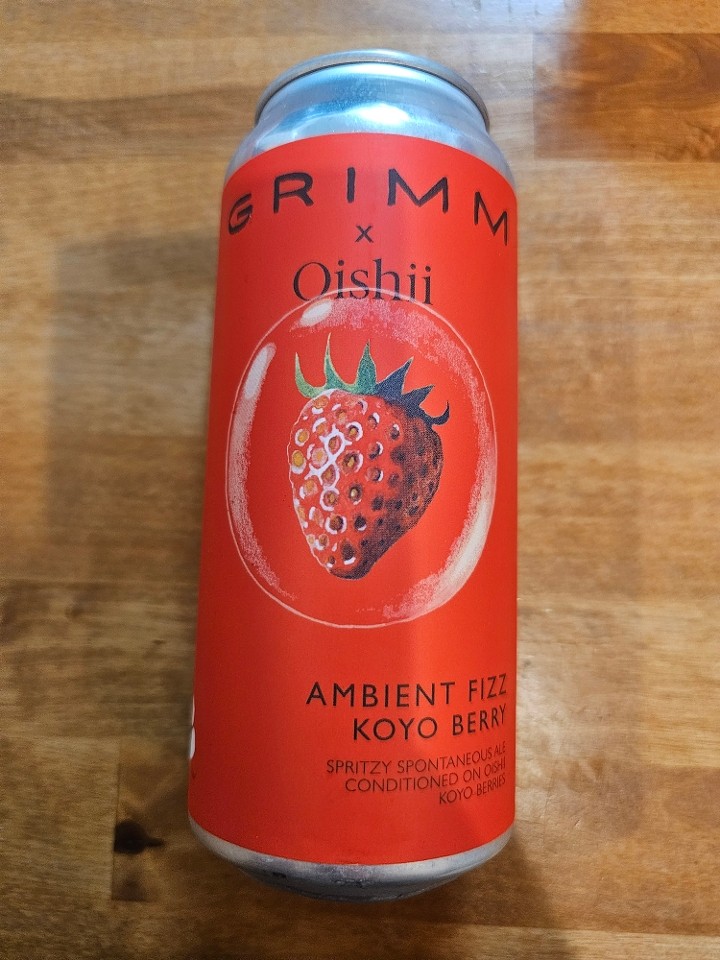 Grimm Ales Ambient Fizz: Koyo Berry Ale 16oz 4% ABV