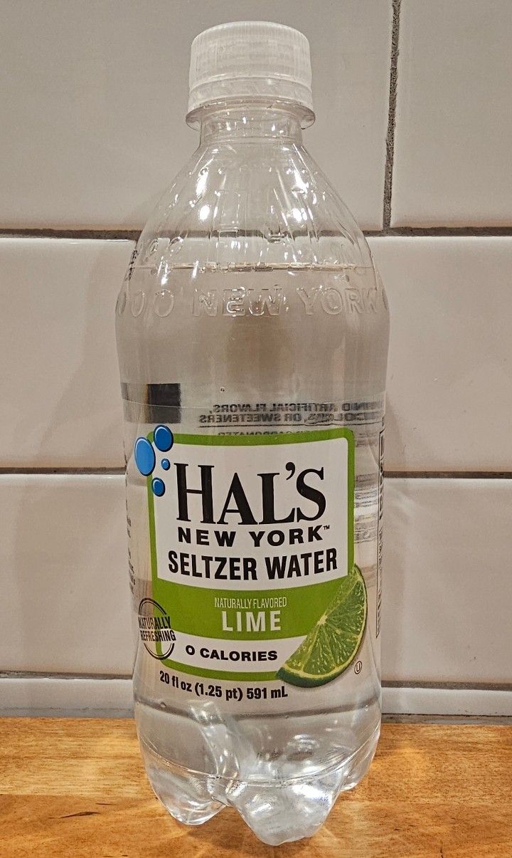 Hal's NY Lime Seltzer Water