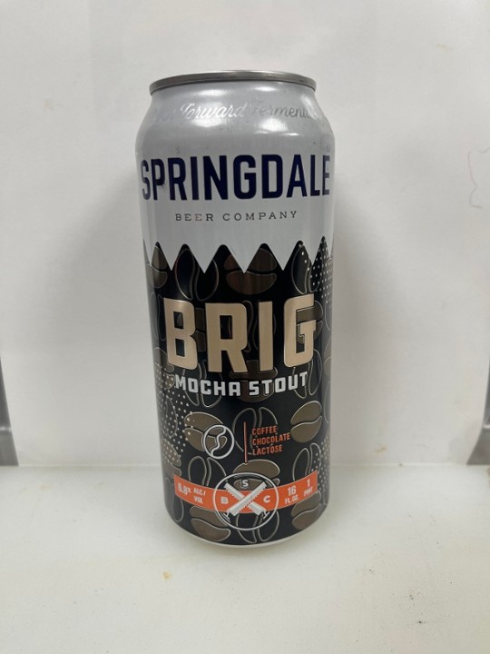 Springdale Brig Mocha Stout 16oz 6.8% ABV