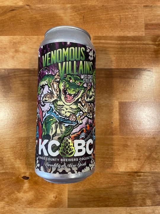 KCBC Venomous Villains IPA 16oz 6.9% ABV