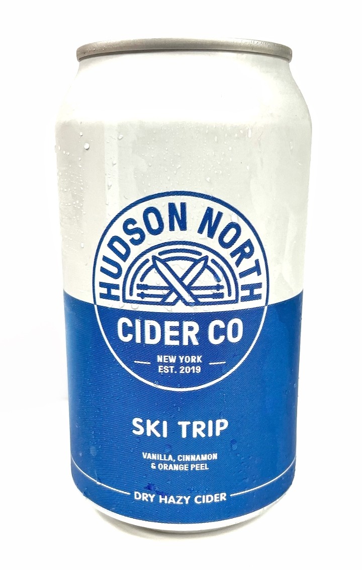 Hudson North Cider Co. Ski Trip Dry Hazy Cider 16oz 5.0% ABV