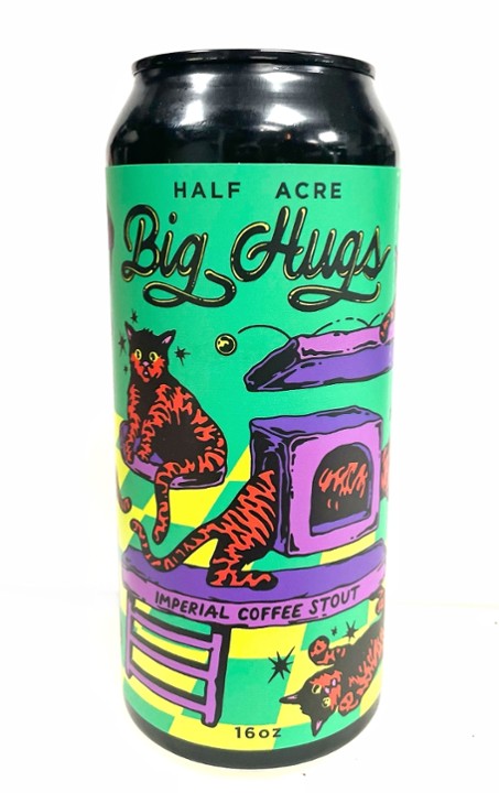 Half Acre Beer Co. Big Hugs Imperial Coffee Stout 16oz 10.0% ABV