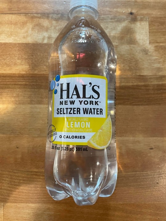 Hal's NY Lemon Seltzer Water
