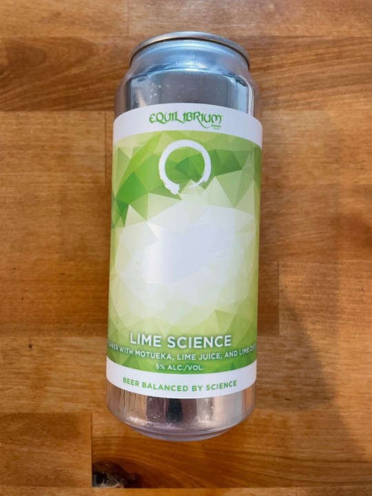 Equilibrium Lime Science Pilsner 16oz 5.0% ABV