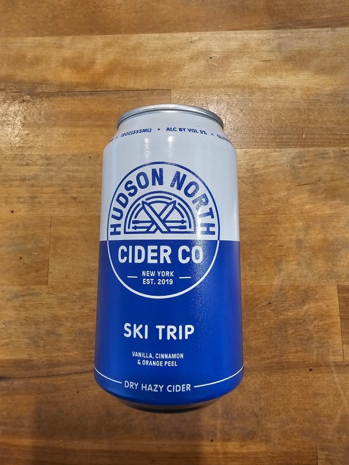 Hudson North Cider Co. Ski Trip Dry Hazy Cider 12oz 5% ABV