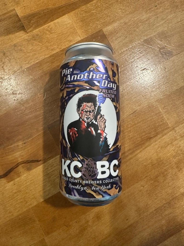 KCBC Pie Another Day Fruited Sour-Sour Ale with Blueberry, Peach, Lemon, and Vanilla 16oz 5.5% ABV
