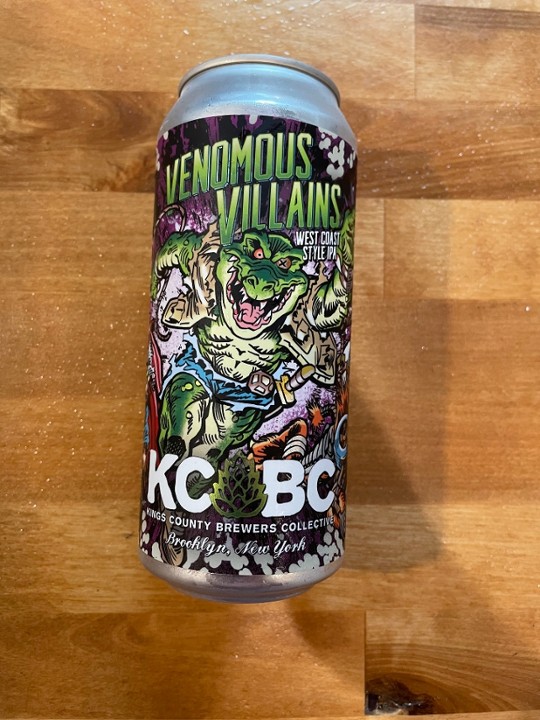 KCBC Venomous Villains IPA 16oz 6.9% ABV