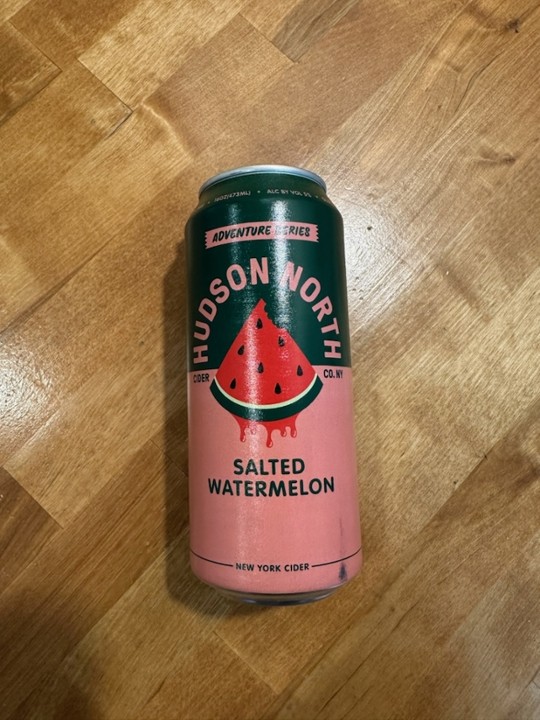 Hudson North Cider Co. NY Adventure Series Salted Watermelon  16oz 5% ABV (GF)