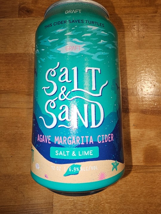 Graft Cider Salt & Sand Agave Margarita Cider/Salt & Lime (Gluten-Free) 12oz 6.9% ABV
